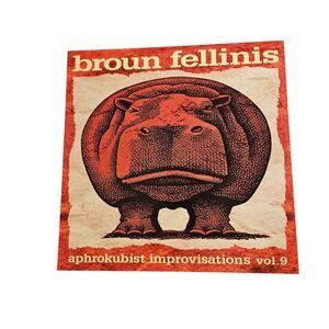 Broun Fellinis Aphrokubist Improvisations Vol.9 1995 Promo Poster 12x12 Hip Hop